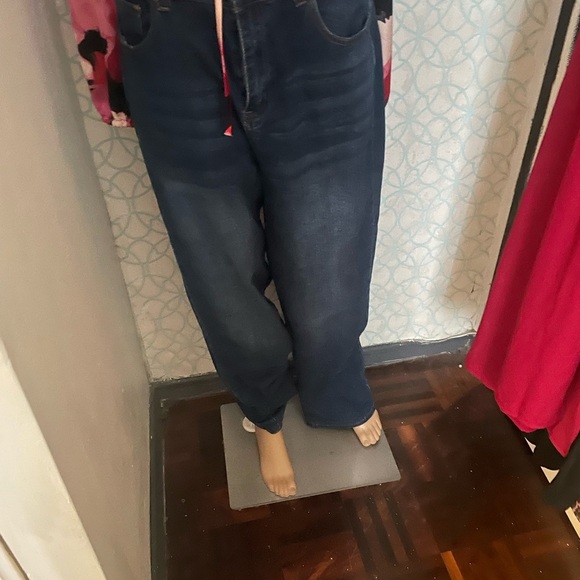 Waxed  Blue Denim Jeans in in excellent condition size 10 - Picture 5 of 9
